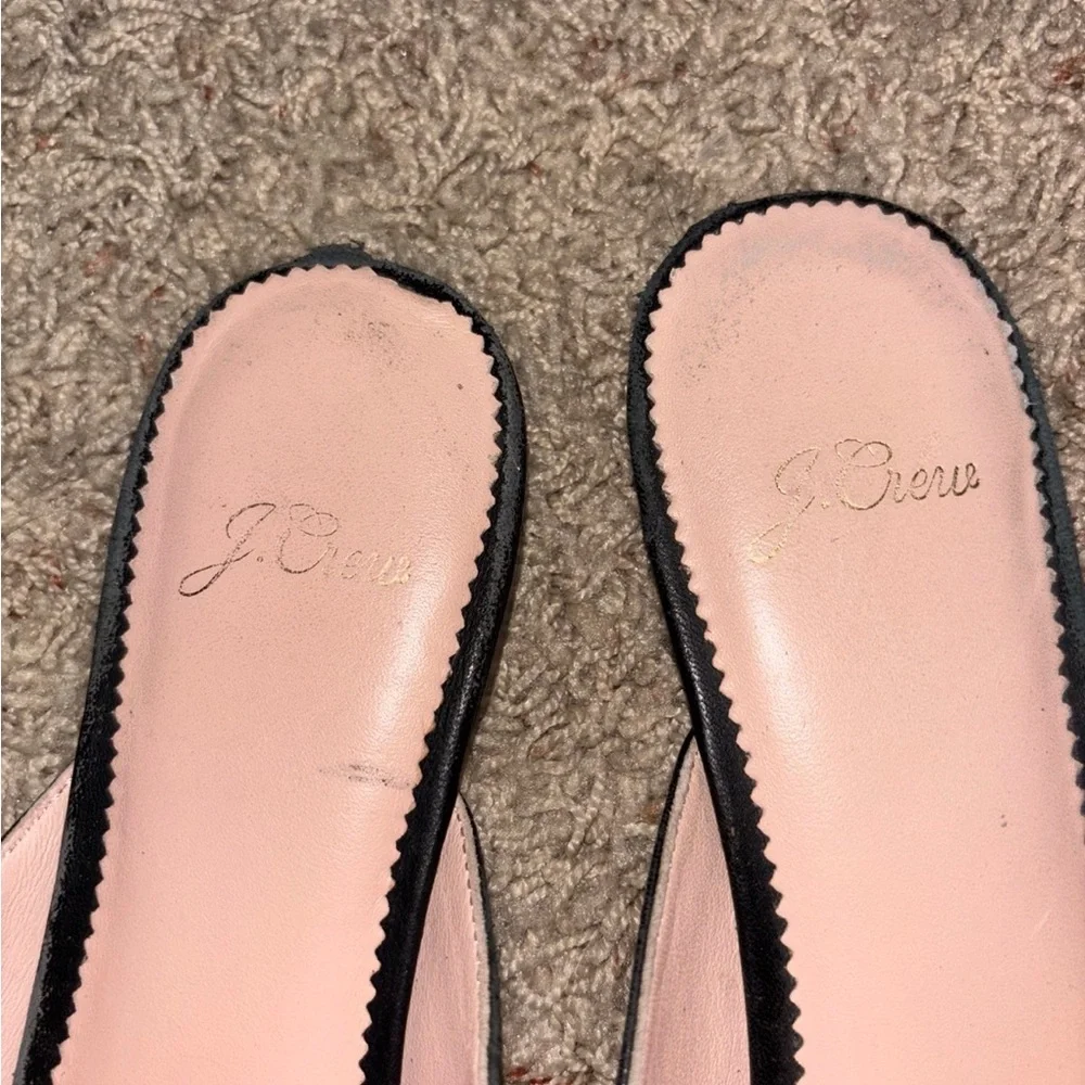 J.Crew Leather Mules